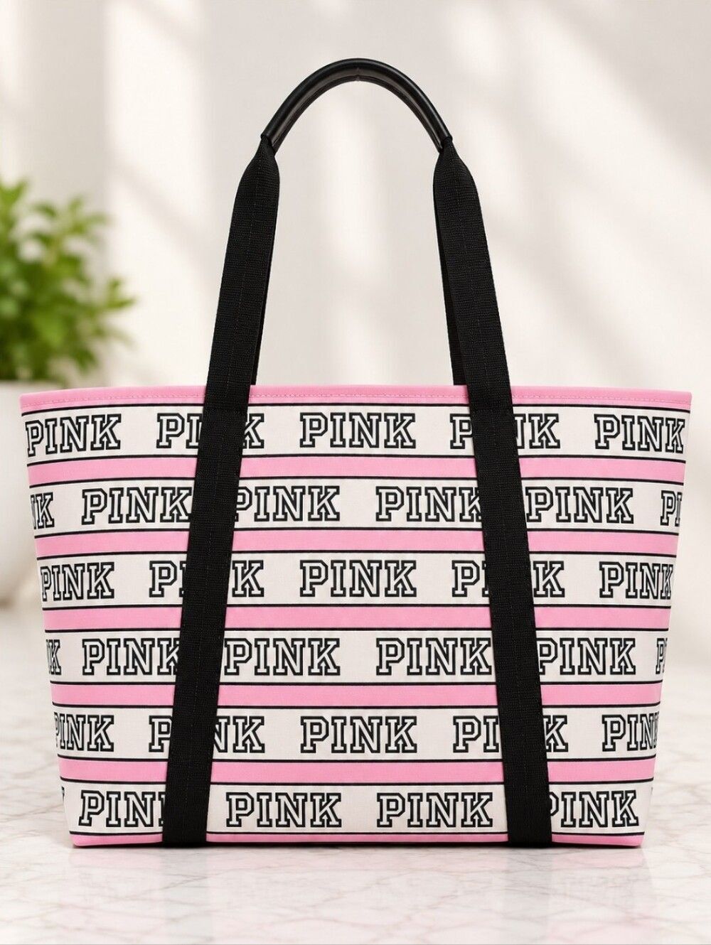Pink Branded Tote Bag - Picture 1 of 3